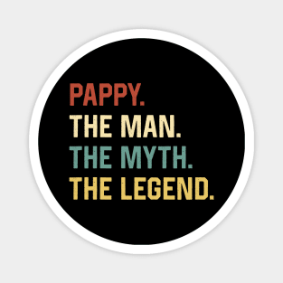 Fathers Day Shirt The Man Myth Legend Pappy Papa Gift Magnet